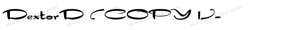 DextorD (COPY 1)字体转换